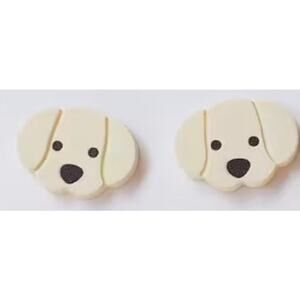 Cute Puppy Stud Earrings – Kawaii Dog Face Jewelry
